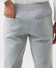 MNLAF54200 MICHEL KLEIN HOMME(ミッシェルクラン オム) 【セットアップ】ニットジョガーパンツ ライトグレー
