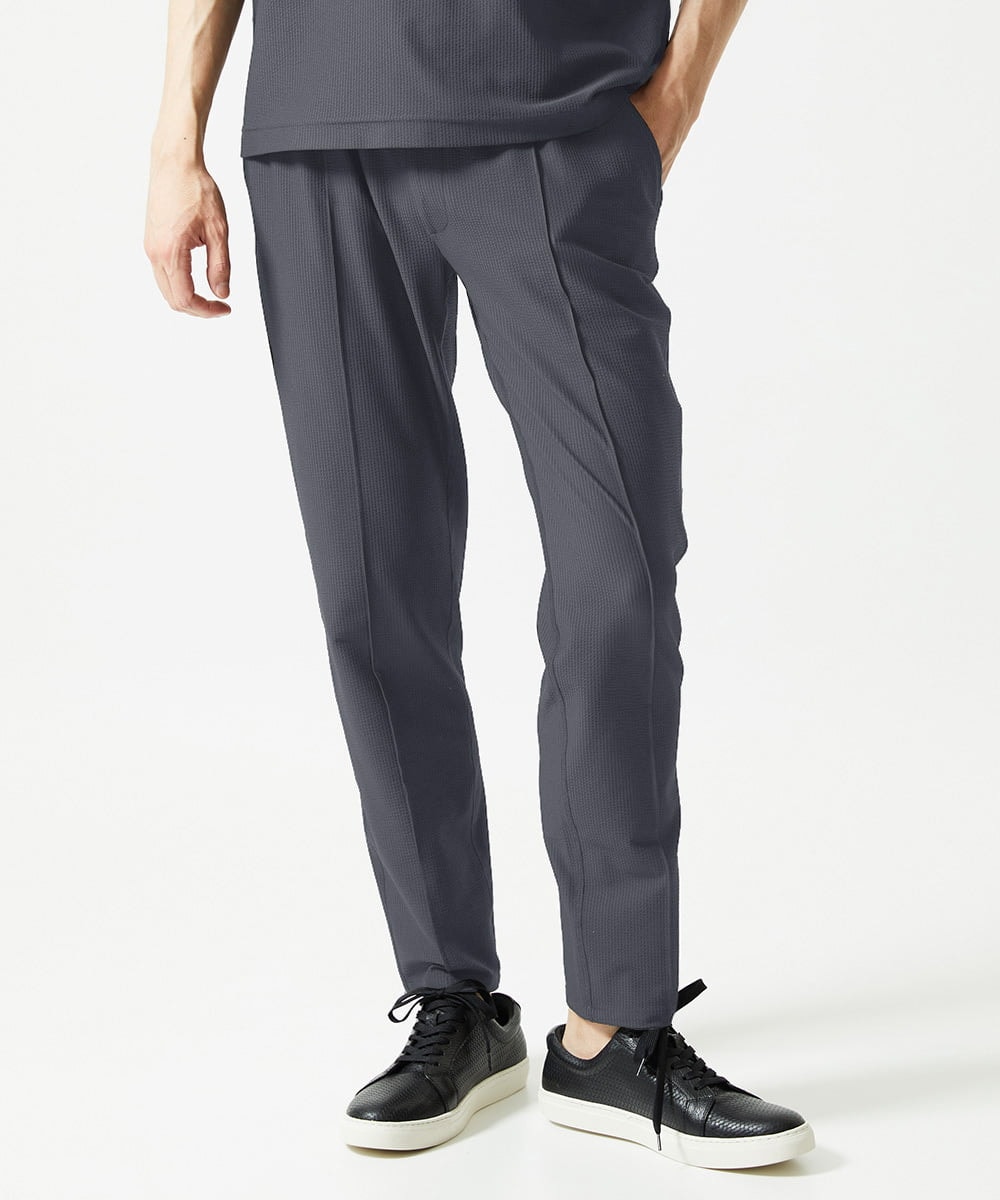 MNLAF55250 MICHEL KLEIN HOMME(ミッシェルクラン オム) 【SUPERGAコラボ】イージーパンツ ダークグレー