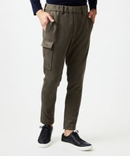 MNLAF64230 MICHEL KLEIN HOMME(ミッシェルクラン オム) 【セットアップ】スエード調スウェットパンツ カーキ