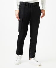 MNLAF64230 MICHEL KLEIN HOMME(ミッシェルクラン オム) 【セットアップ】スエード調スウェットパンツ ブラック