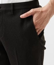 MNLAG02230 MICHEL KLEIN HOMME(ミッシェルクラン オム) 【セットアップ】ハイブリッドジャージスラックスパンツ ブラウン