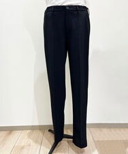 MNLAG02230 MICHEL KLEIN HOMME(ミッシェルクラン オム) 【セットアップ】ハイブリッドジャージスラックスパンツ ブラック
