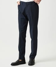 MNLAG03230 MICHEL KLEIN HOMME(ミッシェルクラン オム) 【セットアップ】オックスストレッチスラックスパンツ ネイビー