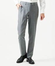MNLAG03230 MICHEL KLEIN HOMME(ミッシェルクラン オム) 【セットアップ】オックスストレッチスラックスパンツ グレー