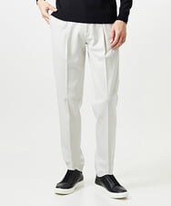 MNLAG52250 MICHEL KLEIN HOMME(ミッシェルクラン オム) 裏起毛2WAYストレッチスラックスパンツ アイボリー