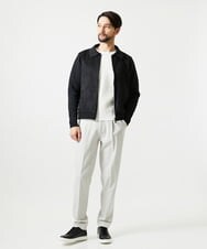 MNLAG52250 MICHEL KLEIN HOMME(ミッシェルクラン オム) 裏起毛2WAYストレッチスラックスパンツ アイボリー
