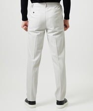 MNLAG52250 MICHEL KLEIN HOMME(ミッシェルクラン オム) 裏起毛2WAYストレッチスラックスパンツ アイボリー