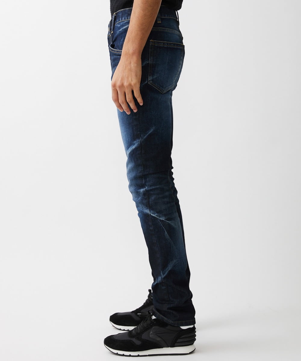 MNLAI26330 MICHEL KLEIN HOMME(ミッシェルクラン オム) 《日本製》ブルーオーシャンデニムパンツ ネイビー