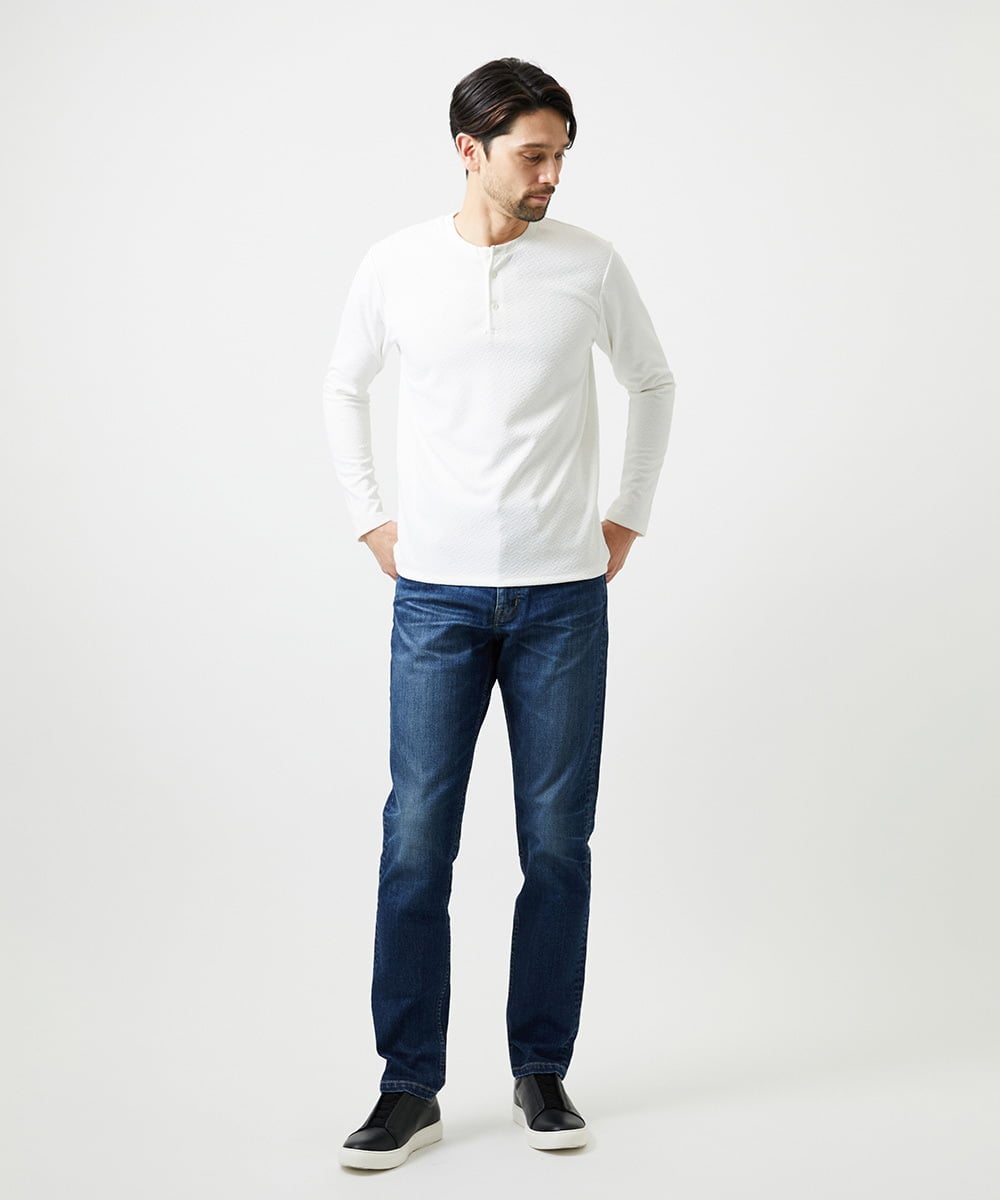 MNLAI27360 MICHEL KLEIN HOMME(ミッシェルクラン オム) 《日本製》20th　USEDデニムパンツ ブルー
