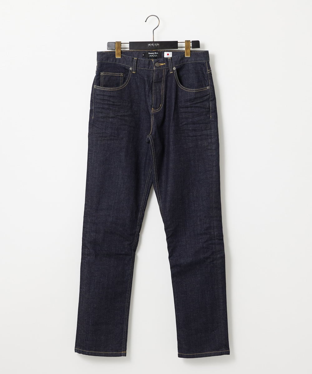 MNLAI28360 MICHEL KLEIN HOMME(ミッシェルクラン オム) 《日本製》20th　ワンウォッシュデニムパンツ ネイビー