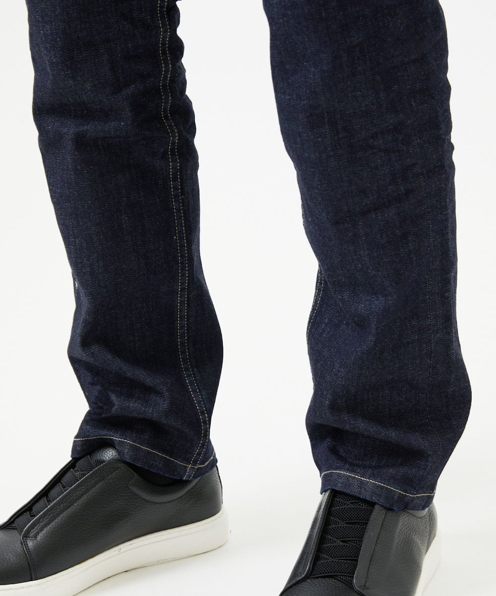 MNLAI28360 MICHEL KLEIN HOMME(ミッシェルクラン オム) 《日本製》20th　ワンウォッシュデニムパンツ ネイビー