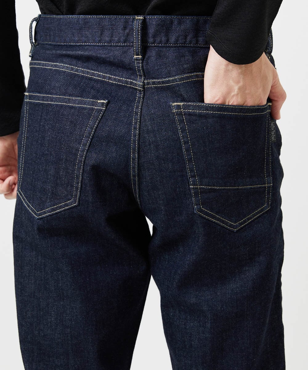 MNLAI28360 MICHEL KLEIN HOMME(ミッシェルクラン オム) 《日本製》20th　ワンウォッシュデニムパンツ ネイビー