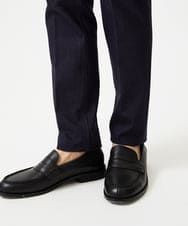 MNLAI55210 MICHEL KLEIN HOMME(ミッシェルクラン オム) 【撥水】プレビアシャンブレースラックスパンツ ネイビー