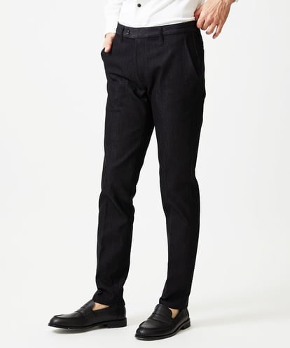 MNLAI55210 MICHEL KLEIN HOMME 【撥水】プレビアシャンブレースラックスパンツ
