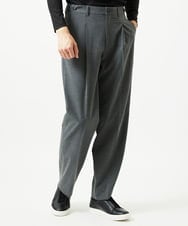 MNLAI59250 MICHEL KLEIN HOMME(ミッシェルクラン オム) ウール調ジャージワイドスラックスパンツ グレー