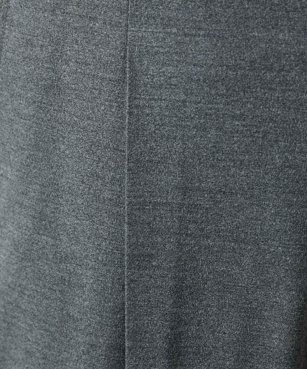MNLAI59250 MICHEL KLEIN HOMME(ミッシェルクラン オム) ウール調ジャージワイドスラックスパンツ グレー