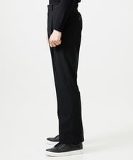 MNLAI59250 MICHEL KLEIN HOMME(ミッシェルクラン オム) ウール調ジャージワイドスラックスパンツ ブラック