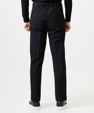 MNLAI59250 MICHEL KLEIN HOMME(ミッシェルクラン オム) ウール調ジャージワイドスラックスパンツ ブラック