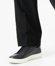 MNLAI59250 MICHEL KLEIN HOMME(ミッシェルクラン オム) ウール調ジャージワイドスラックスパンツ ブラック