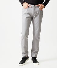 MNLAI61230 MICHEL KLEIN HOMME(ミッシェルクラン オム) 【撥水】プレビアヘリンボン5ポケットパンツ ライトグレー