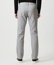 MNLAI61230 MICHEL KLEIN HOMME(ミッシェルクラン オム) 【撥水】プレビアヘリンボン5ポケットパンツ ライトグレー