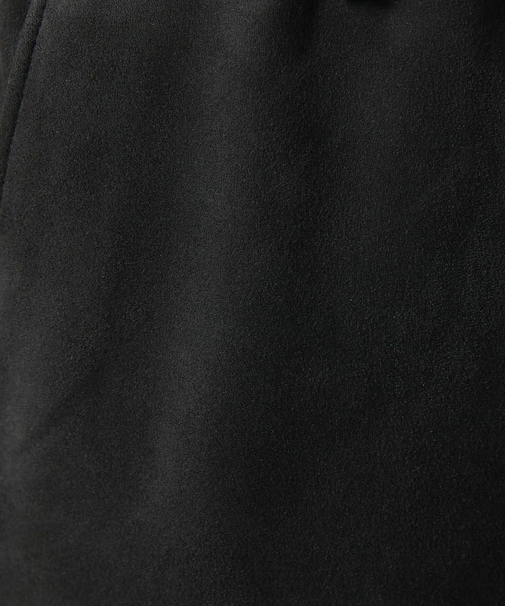 MNLAI64250 MICHEL KLEIN HOMME(ミッシェルクラン オム) 【セットアップ】スエードリラックスカーゴパンツ ブラック