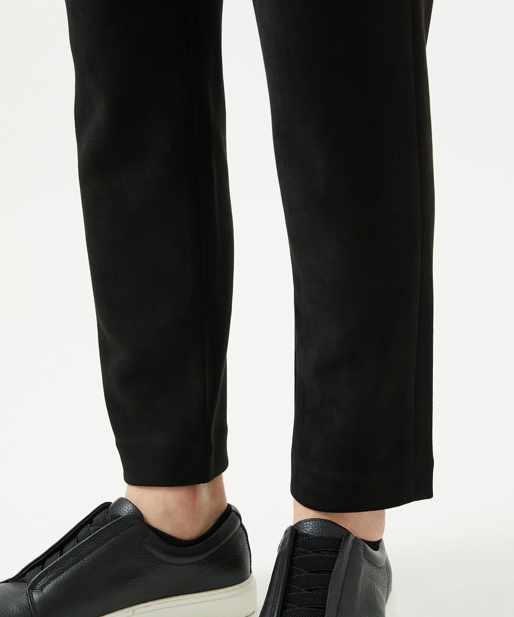 MNLAI64250 MICHEL KLEIN HOMME(ミッシェルクラン オム) 【セットアップ】スエードリラックスカーゴパンツ ブラック