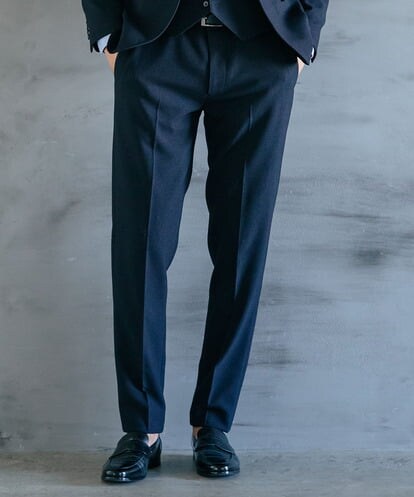 MNLAV01190 MICHEL KLEIN HOMME 【2023年モデル】イージーケアスラックスパンツ