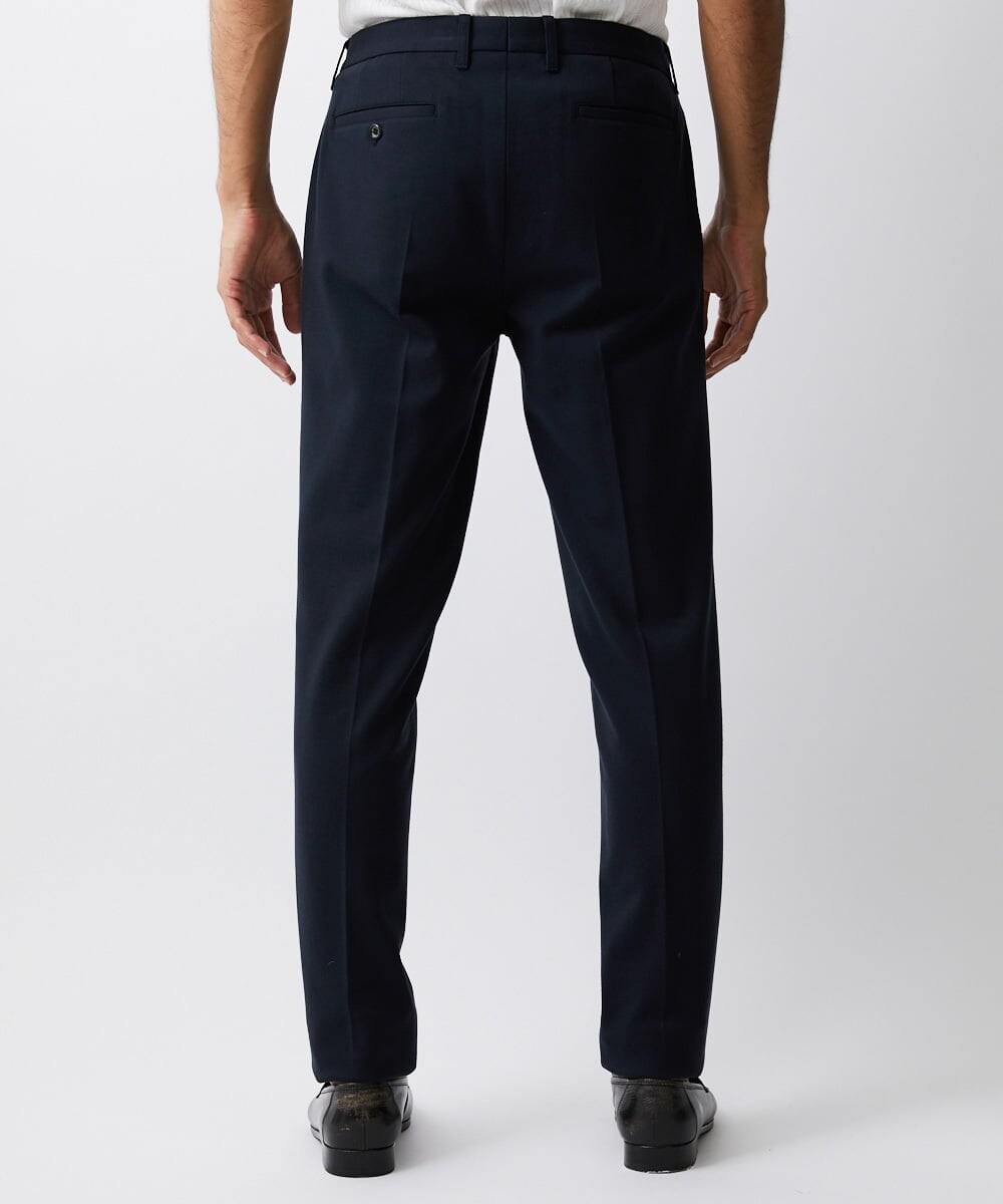 MNLAV08190 MICHEL KLEIN HOMME(ミッシェルクラン オム) ストレッチスラックスパンツ ネイビー(57)