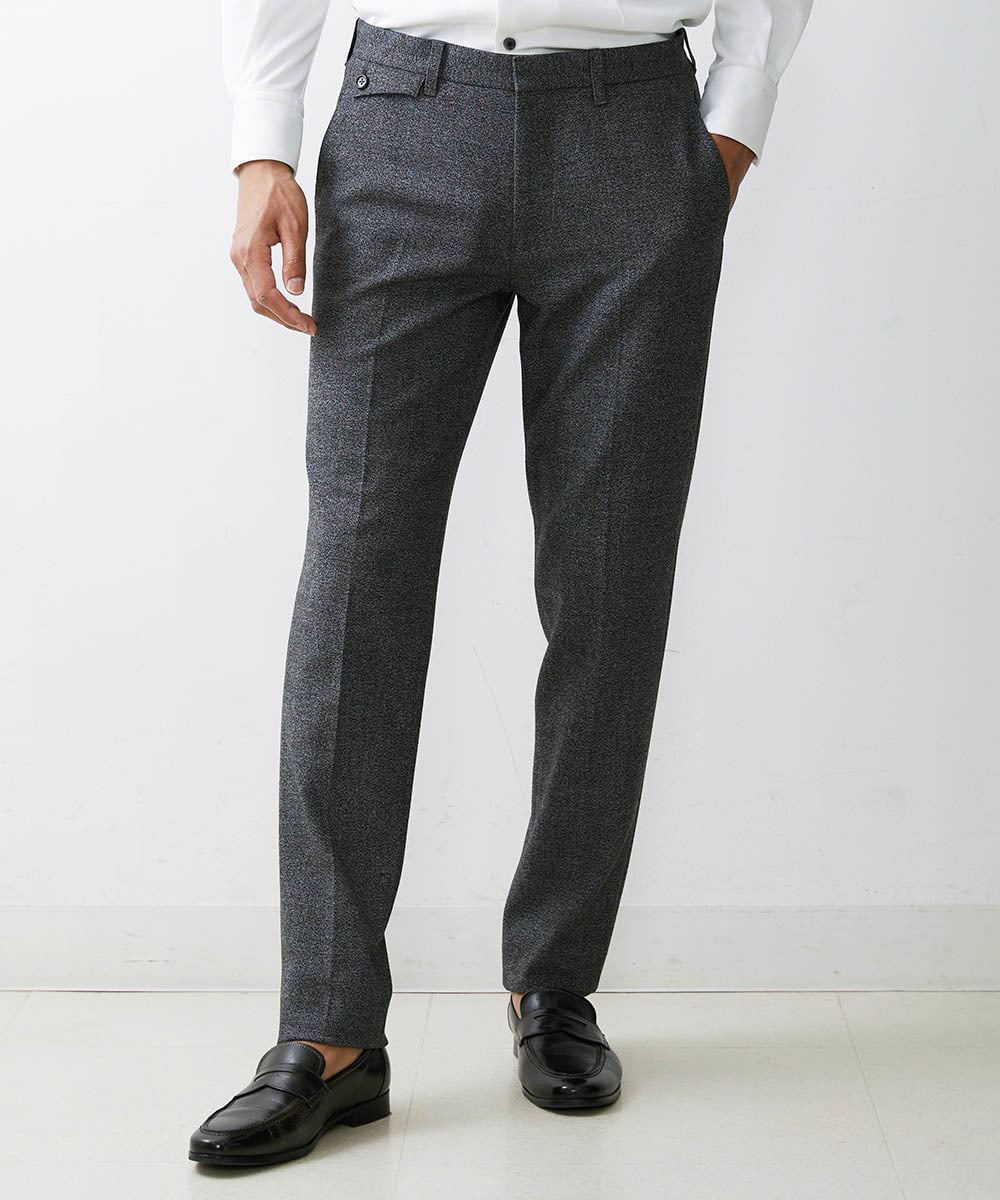 MNLAV09190 MICHEL KLEIN HOMME(ミッシェルクラン オム) ウォームスラックスパンツ グレー(92)