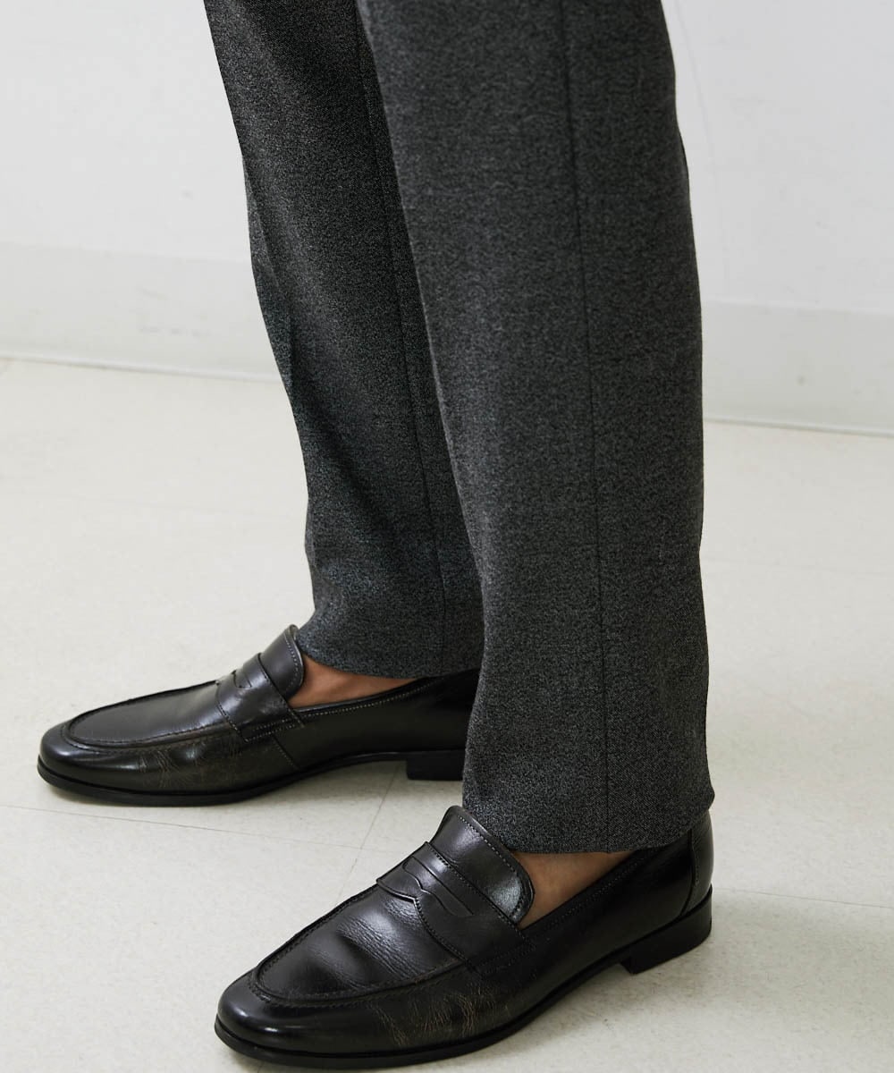 MNLAV09190 MICHEL KLEIN HOMME(ミッシェルクラン オム) ウォームスラックスパンツ グレー(92)