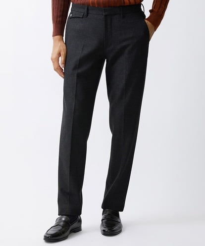MNLAV09190 MICHEL KLEIN HOMME ウォームスラックスパンツ