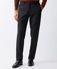 MNLAV09190 MICHEL KLEIN HOMME(ミッシェルクラン オム) ウォームスラックスパンツ ブラック(94)