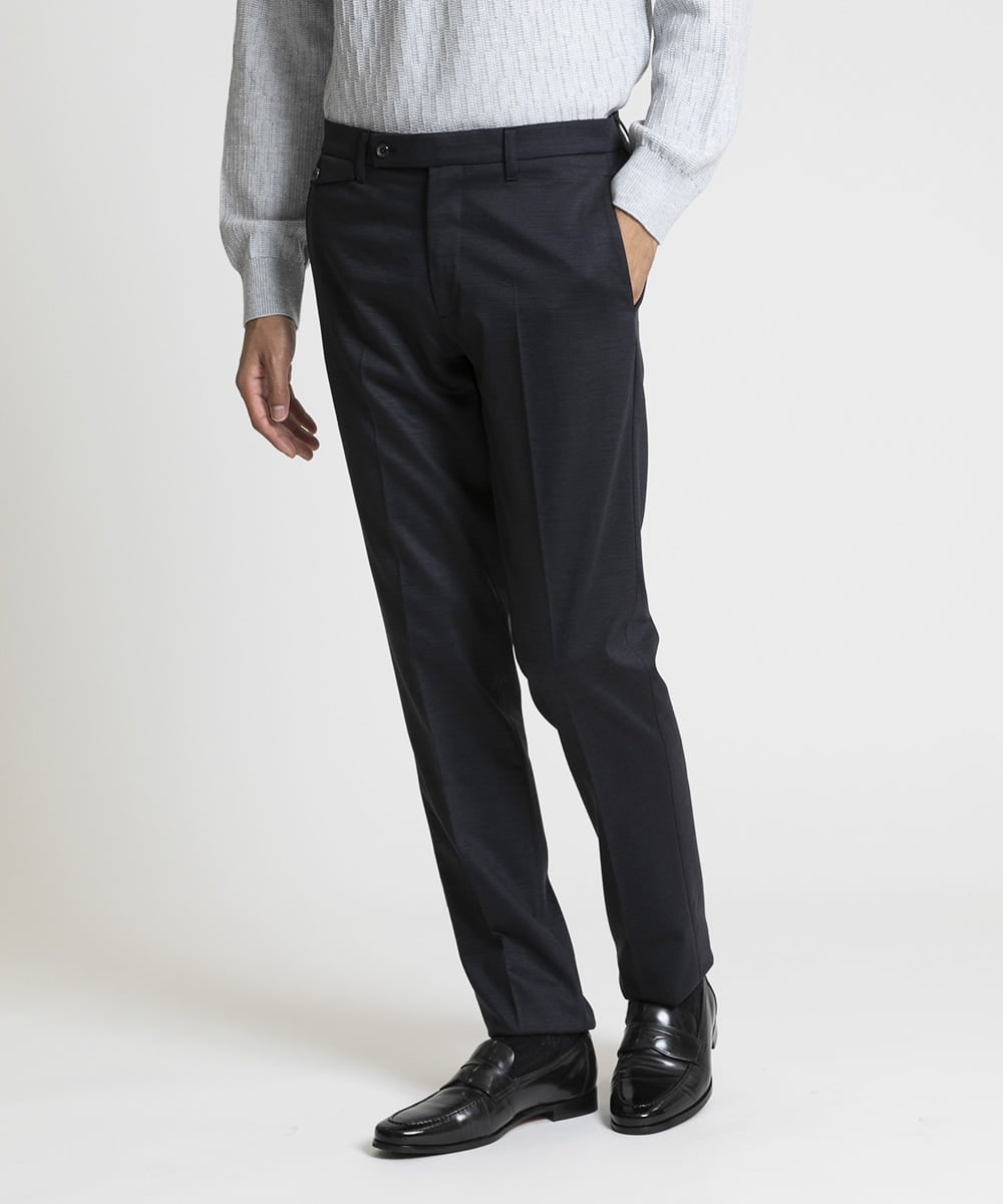 MNLAV16210 MICHEL KLEIN HOMME(ミッシェルクラン オム) ジャージスラックスパンツ ネイビー(57)