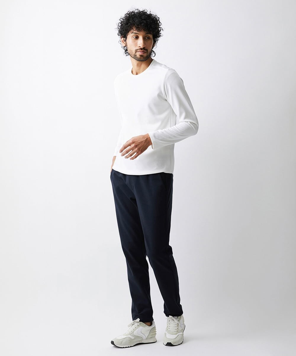 MNLAV18190 MICHEL KLEIN HOMME(ミッシェルクラン オム) リラックスパンツ ネイビー