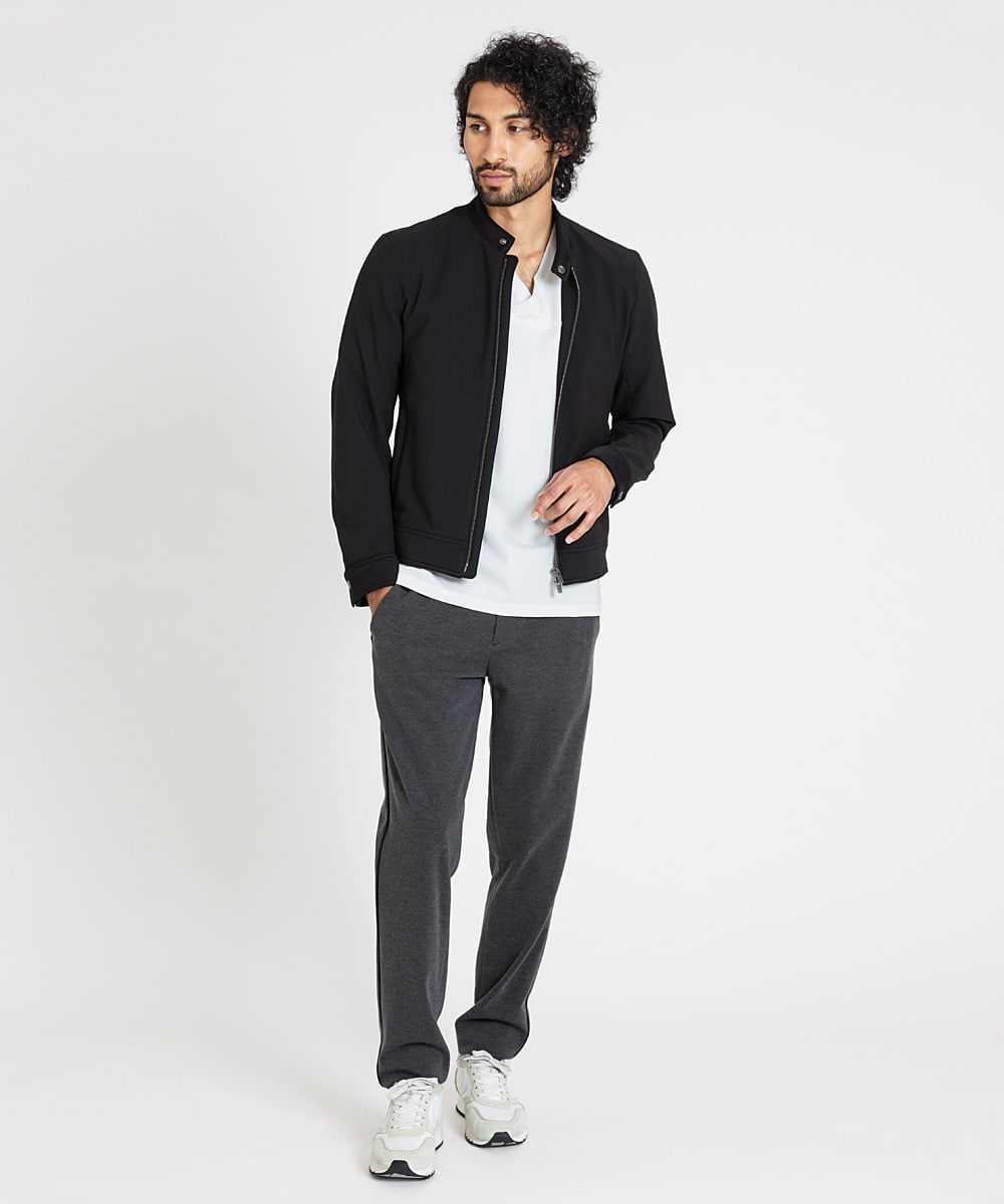 MNLAV18190 MICHEL KLEIN HOMME(ミッシェルクラン オム) リラックスパンツ ダークグレー
