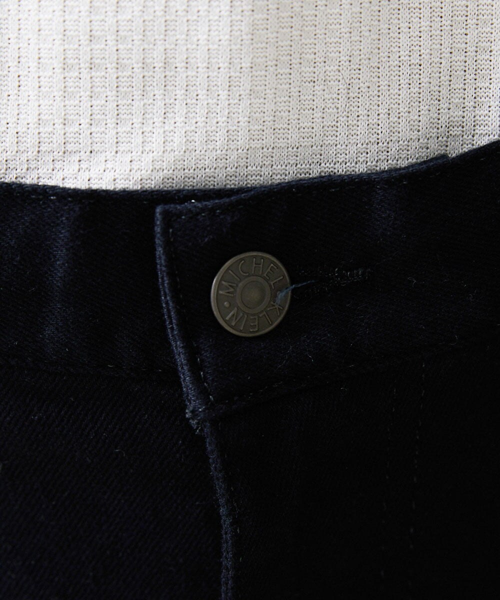 MNLAV20380 MICHEL KLEIN HOMME(ミッシェルクラン オム) 《日本製》ブラックデニムパンツ ブラック