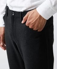 MNLAV34180 MICHEL KLEIN HOMME(ミッシェルクラン オム) 5ポケットウォームパンツ ブラック