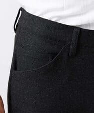 MNLAV34180 MICHEL KLEIN HOMME(ミッシェルクラン オム) 5ポケットウォームパンツ ブラック