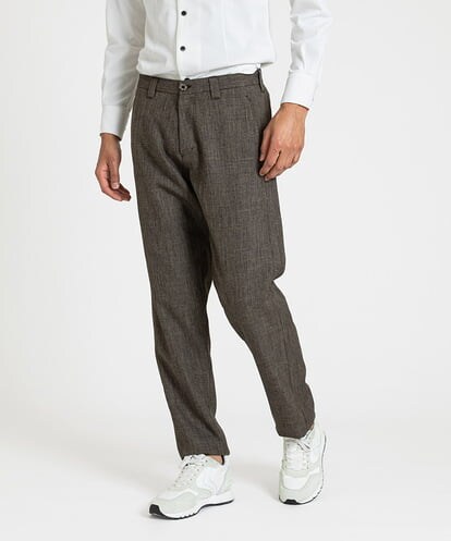 MNLAV37230 MICHEL KLEIN HOMME ツイーディスラックスパンツ