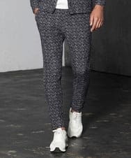 MNLAV47190 MICHEL KLEIN HOMME(ミッシェルクラン オム) フリースリラックスパンツ ブラック(94)