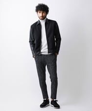 MNLAV47190 MICHEL KLEIN HOMME(ミッシェルクラン オム) フリースリラックスパンツ ブラック(94)