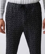 MNLAV47190 MICHEL KLEIN HOMME(ミッシェルクラン オム) フリースリラックスパンツ ブラック(94)