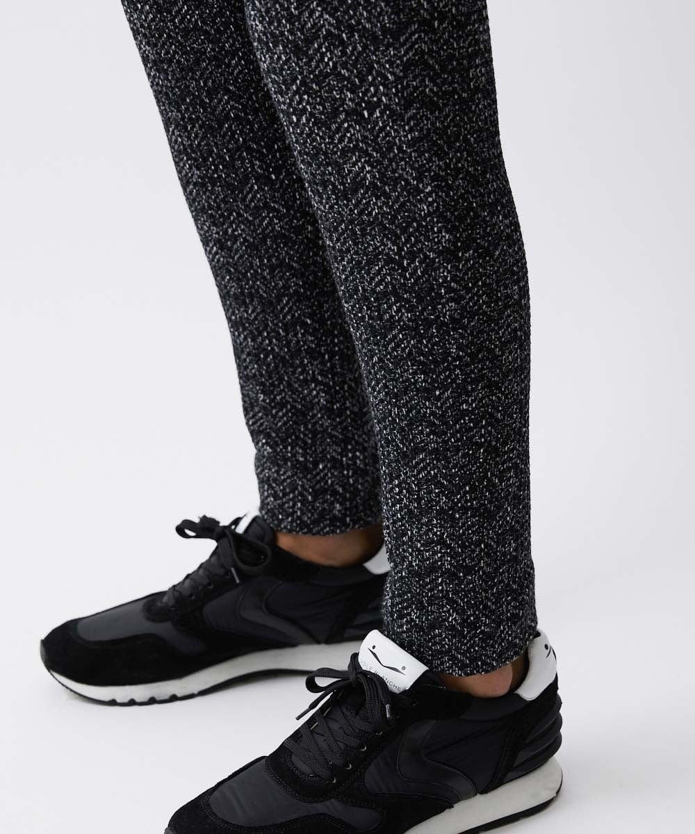MNLAV47190 MICHEL KLEIN HOMME(ミッシェルクラン オム) フリースリラックスパンツ ブラック(94)