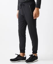 MNLAV54290 MICHEL KLEIN HOMME(ミッシェルクラン オム) ゴム入りリラックスパンツ ブラック