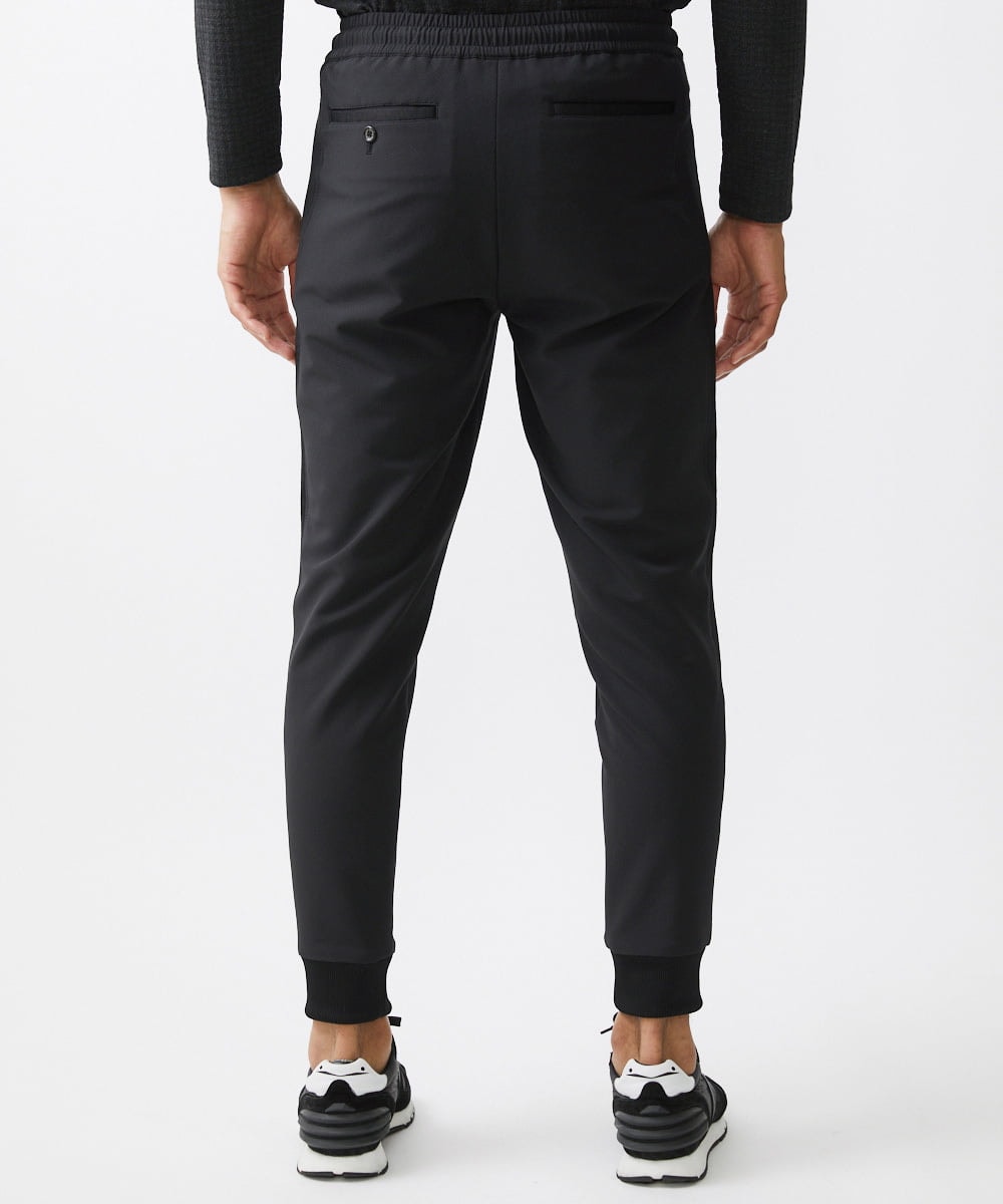 MNLAV54290 MICHEL KLEIN HOMME(ミッシェルクラン オム) ゴム入りリラックスパンツ ブラック