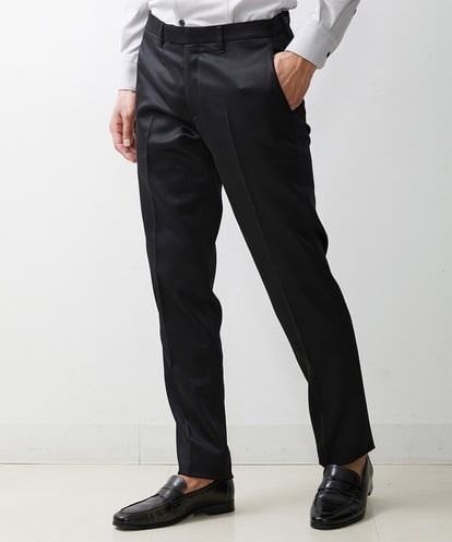 MNLAV80250 MICHEL KLEIN HOMME フォーマルブラックスラックスパンツ