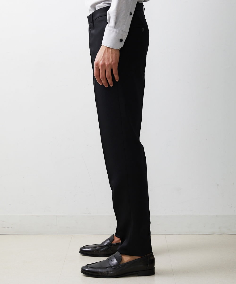 MNLAV80250 MICHEL KLEIN HOMME(ミッシェルクラン オム) フォーマルブラックスラックスパンツ ブラック