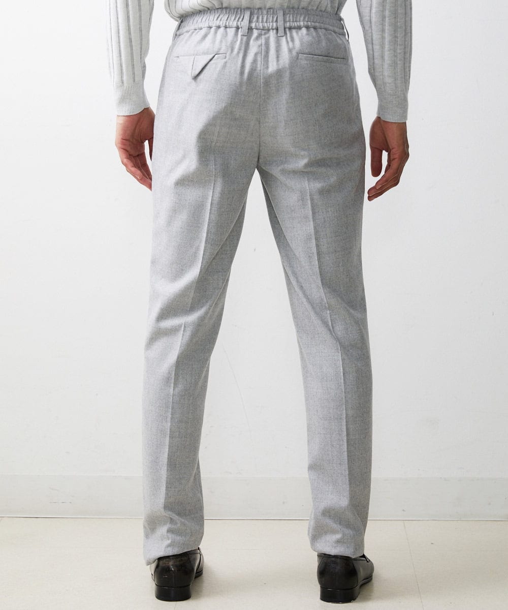 MNLAV82250 MICHEL KLEIN HOMME(ミッシェルクラン オム) リラックススラックスパンツ ライトグレー(91)