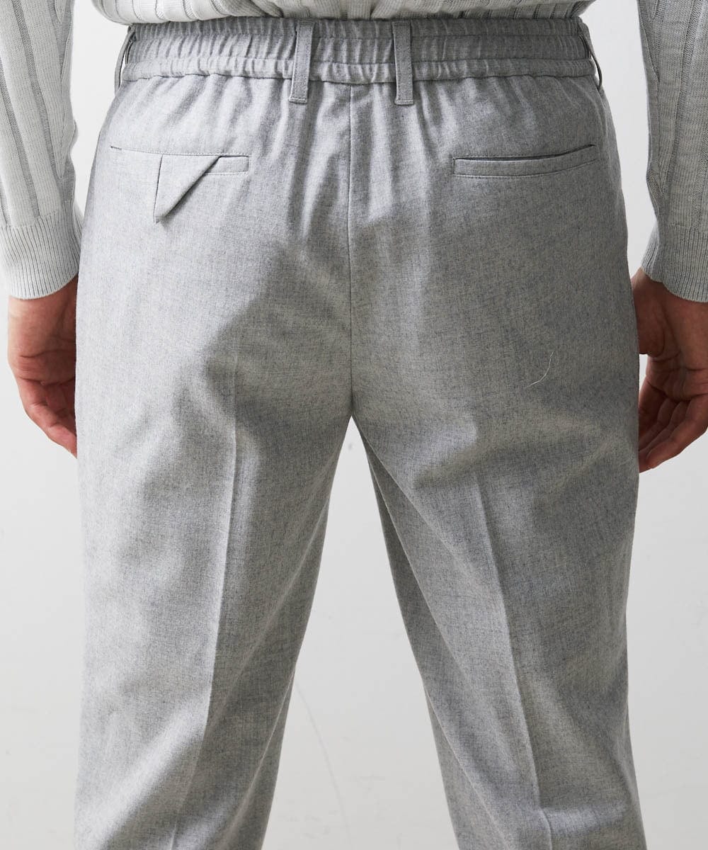 MNLAV82250 MICHEL KLEIN HOMME(ミッシェルクラン オム) リラックススラックスパンツ ライトグレー(91)